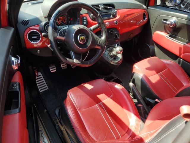 Cabriolets FIAT 500 2013 Czerwony