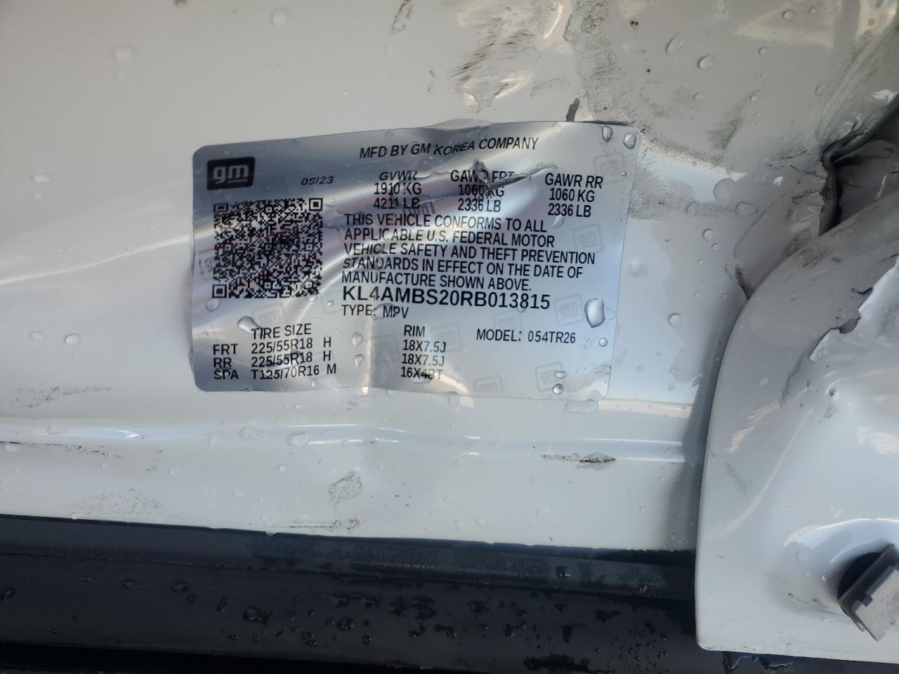 kl4ambs20rb013815 KL4AMBS20RB013815 2024 Buick Encore Gx Preferred