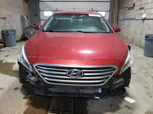  HYUNDAI SONATA 2016 Czerwony
