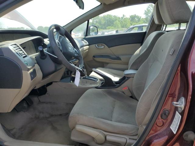  HONDA CIVIC 2012 Czerwony