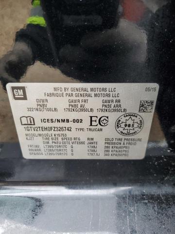 2015 GMC SIERRA K1500  