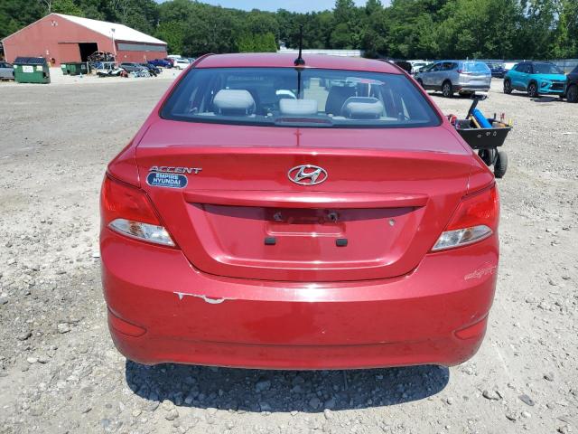  HYUNDAI ACCENT 2016 Red