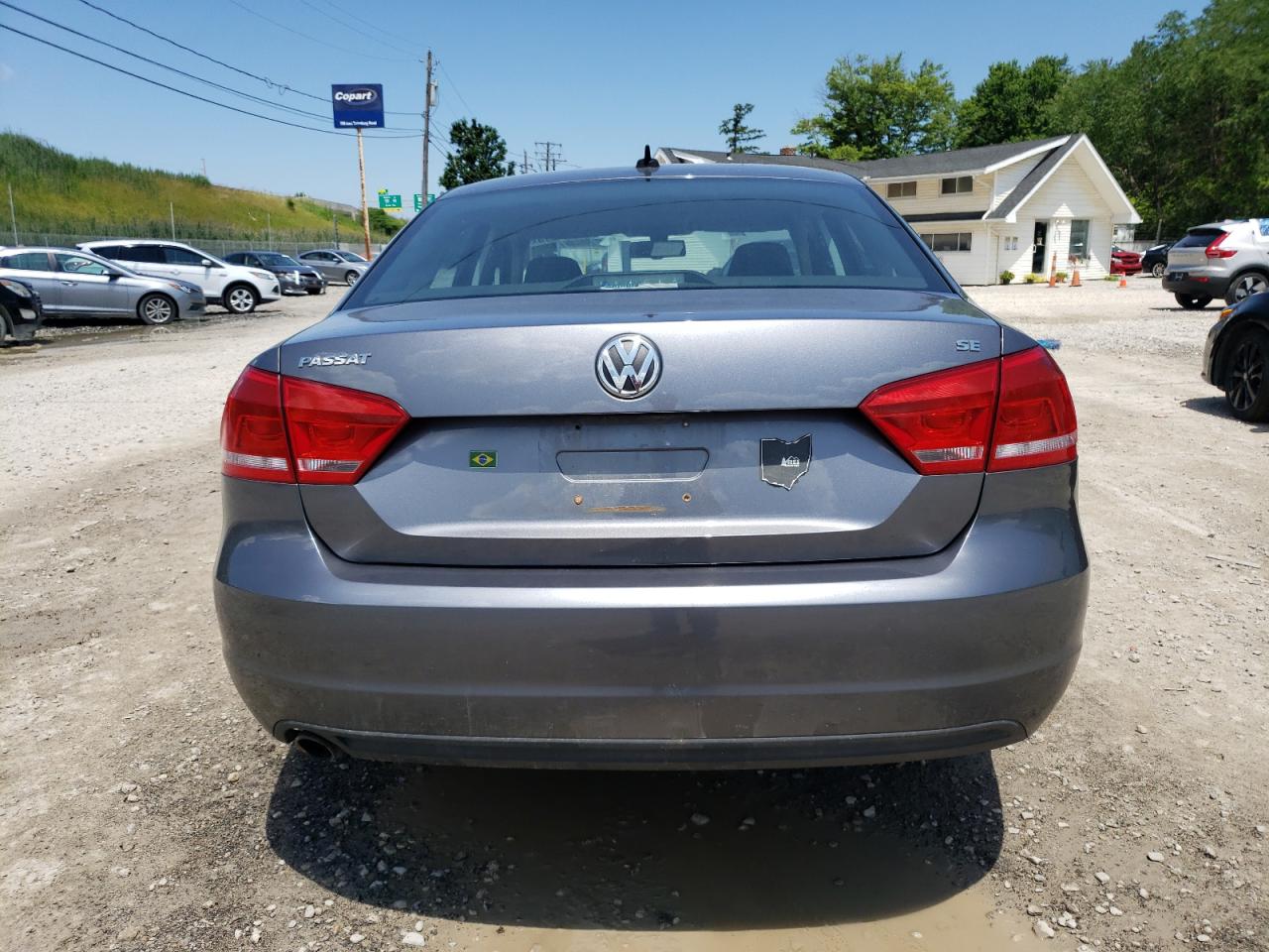 2012 Volkswagen Passat Se VIN: 1VWBH7A3XCC032523 Lot: 63204715