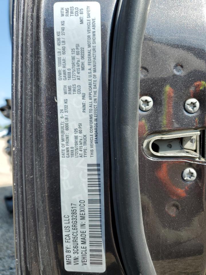 2024 Ram 2500 Tradesman VIN: 3C6UR5CL6RG328517 Lot: 64097115