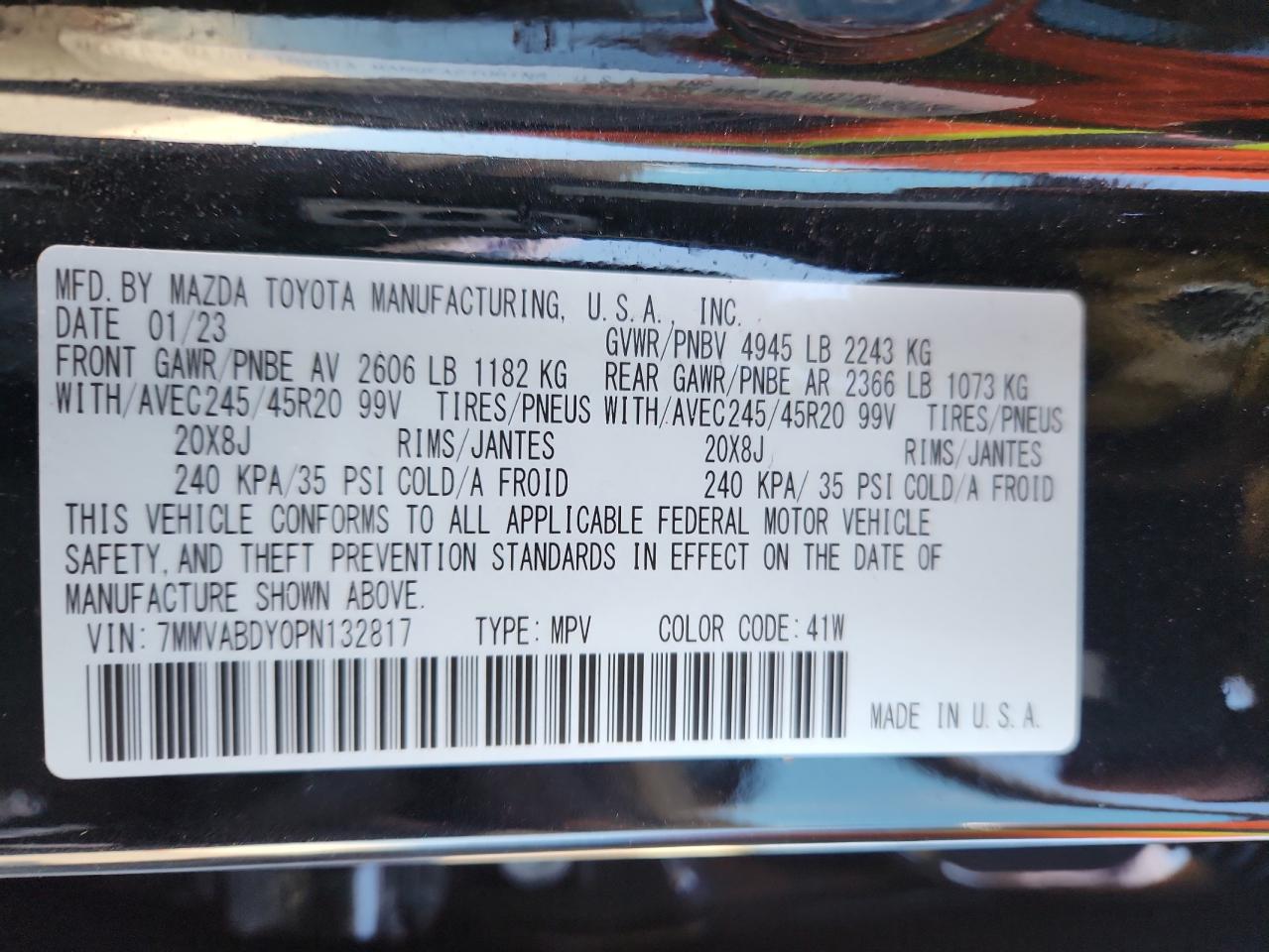 2023 Mazda Cx-50 Premium VIN: 7MMVABDY0PN132817 Lot: 63944595