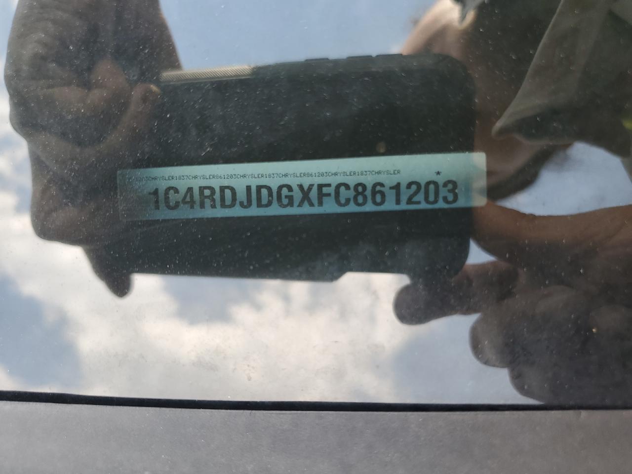 2015 Dodge Durango Limited VIN: 1C4RDJDGXFC861203 Lot: 65212775