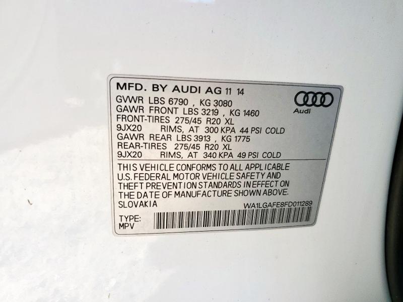 2015 AUDI Q7 PREMIUM PLUS