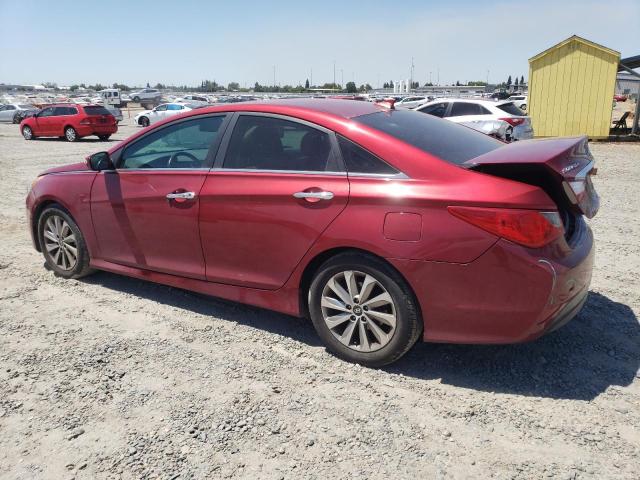  HYUNDAI SONATA 2014 Czerwony