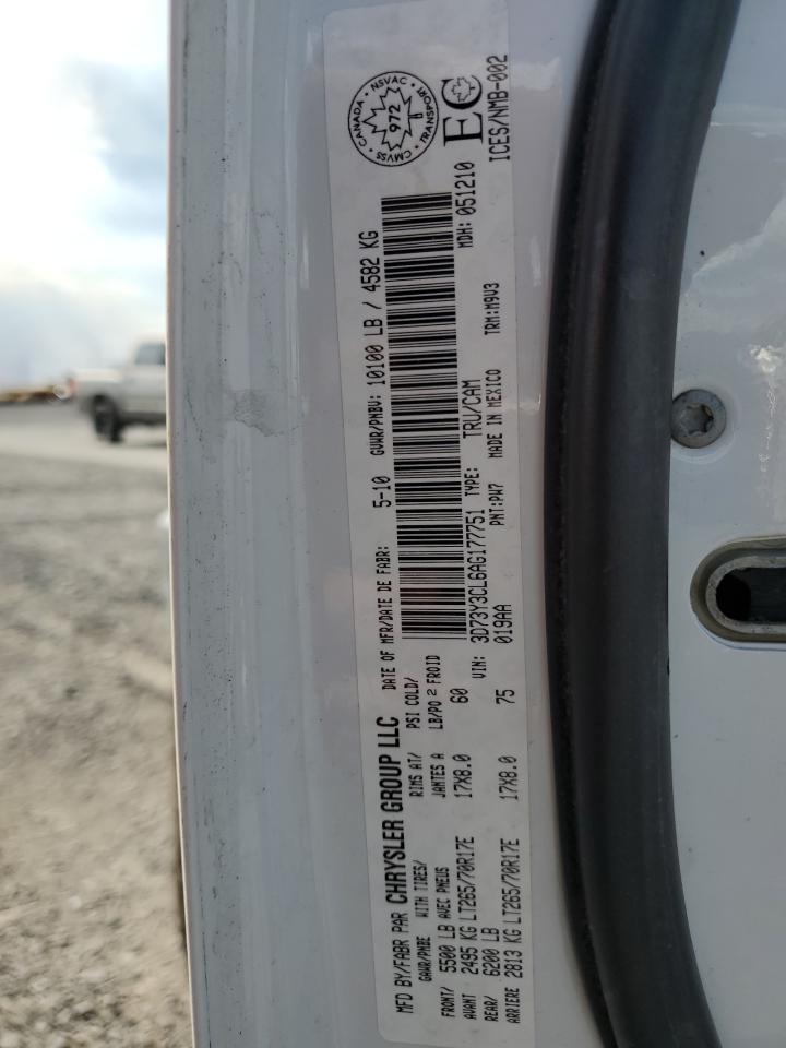 2010 Dodge Ram 3500 VIN: 3D73Y3CL6AG177751 Lot: 64145085
