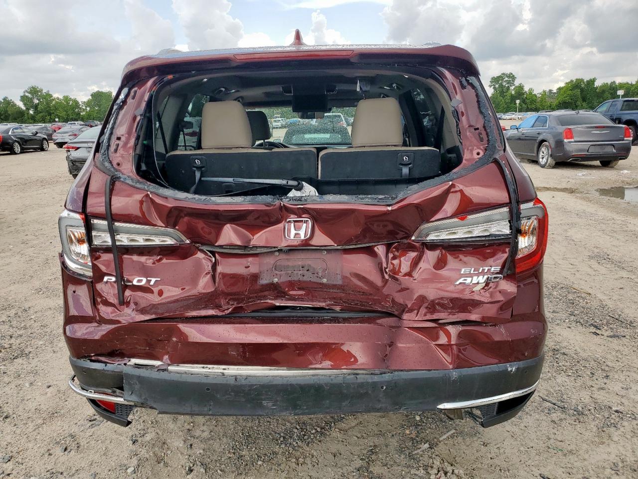 2019 Honda Pilot Elite VIN: 5FNYF6H02KB012387 Lot: 63864375