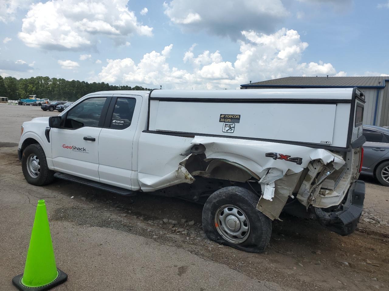 2022 Ford F150 Super Cab white null gas 1FTFX1E53NKE53007 photo #3