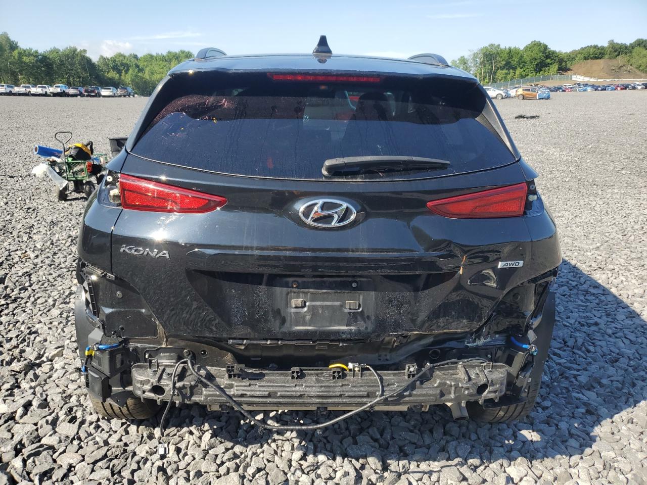 2023 Hyundai Kona Sel VIN: KM8K6CAB9PU966614 Lot: 63591605