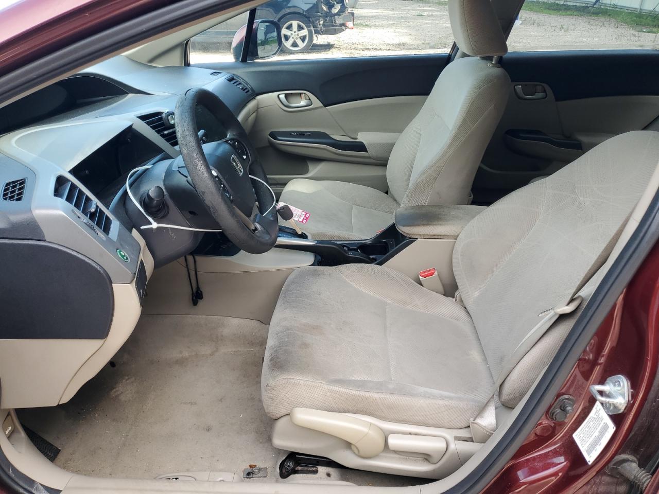 2012 Honda Civic Lx VIN: 2HGFB2F52CH515490 Lot: 64921855