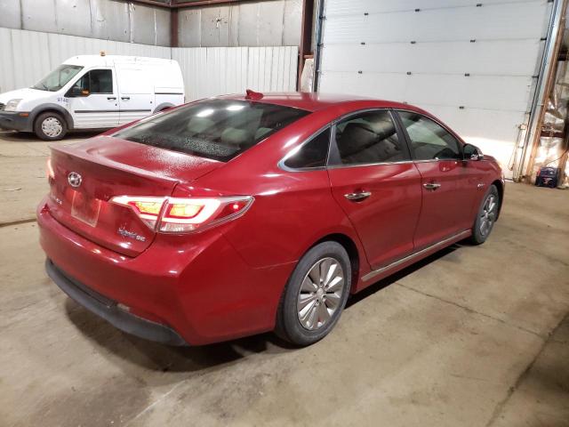  HYUNDAI SONATA 2016 Бургунди