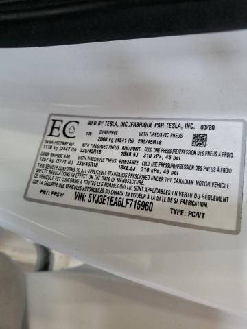 2020 TESLA MODEL 3   