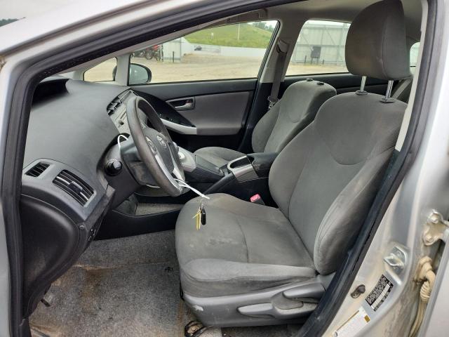 Hatchbacks TOYOTA PRIUS 2012 Srebrny