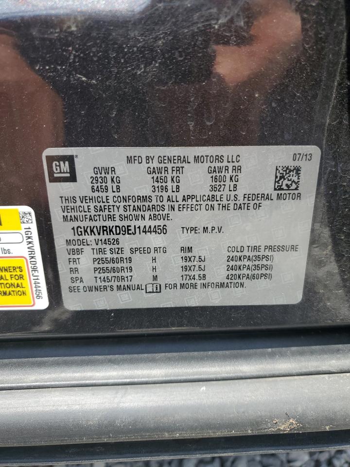 2014 GMC Acadia Slt-1 VIN: 1GKKVRKD9EJ144456 Lot: 65418345