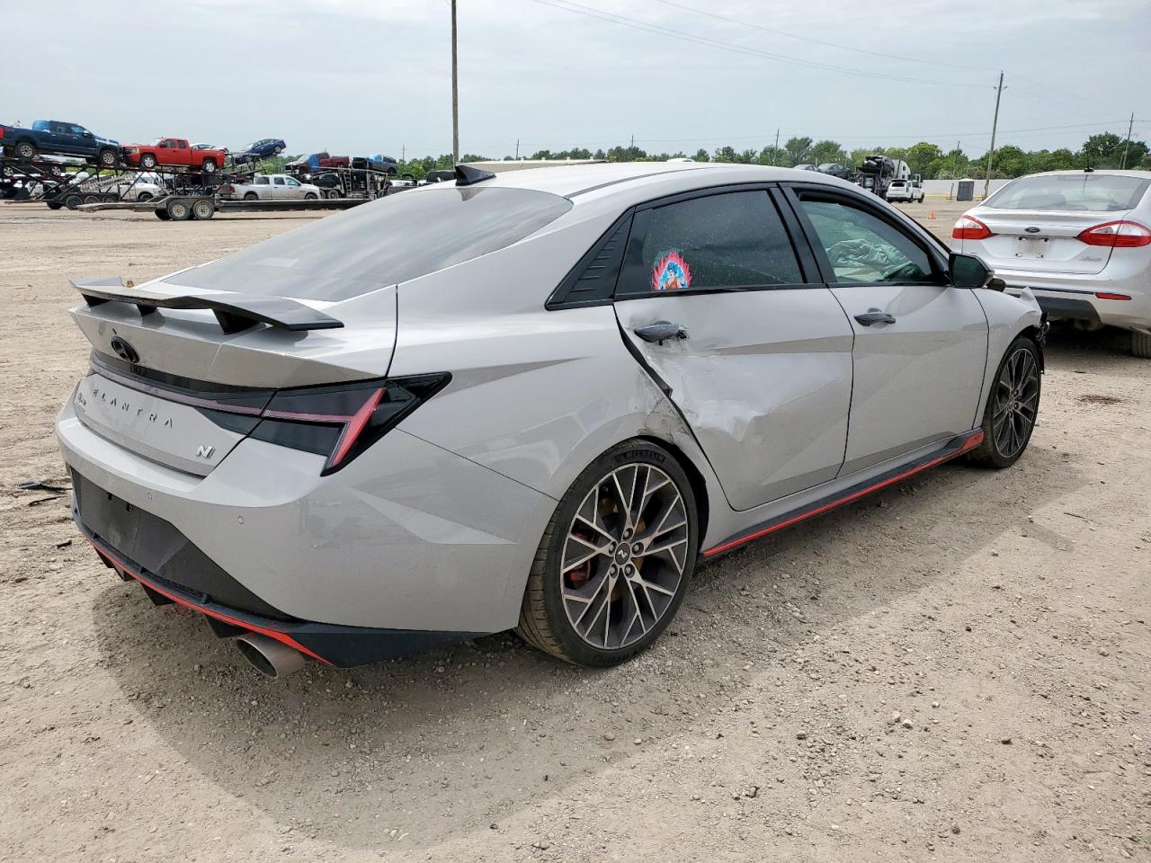 2023 Hyundai Elantra N grey null gas KMHLW4AK0PU010089 photo #4