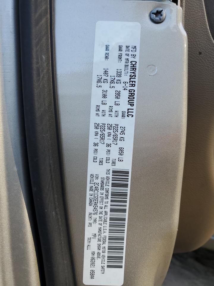 2014 Chrysler Town & Country Touring L VIN: 2C4RC1CG5ER454576 Lot: 64510295