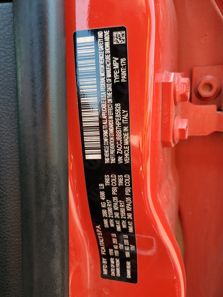 2017 Jeep Renegade Latitude VIN: ZACCJBBB7HPE85828 Lot: 65408905