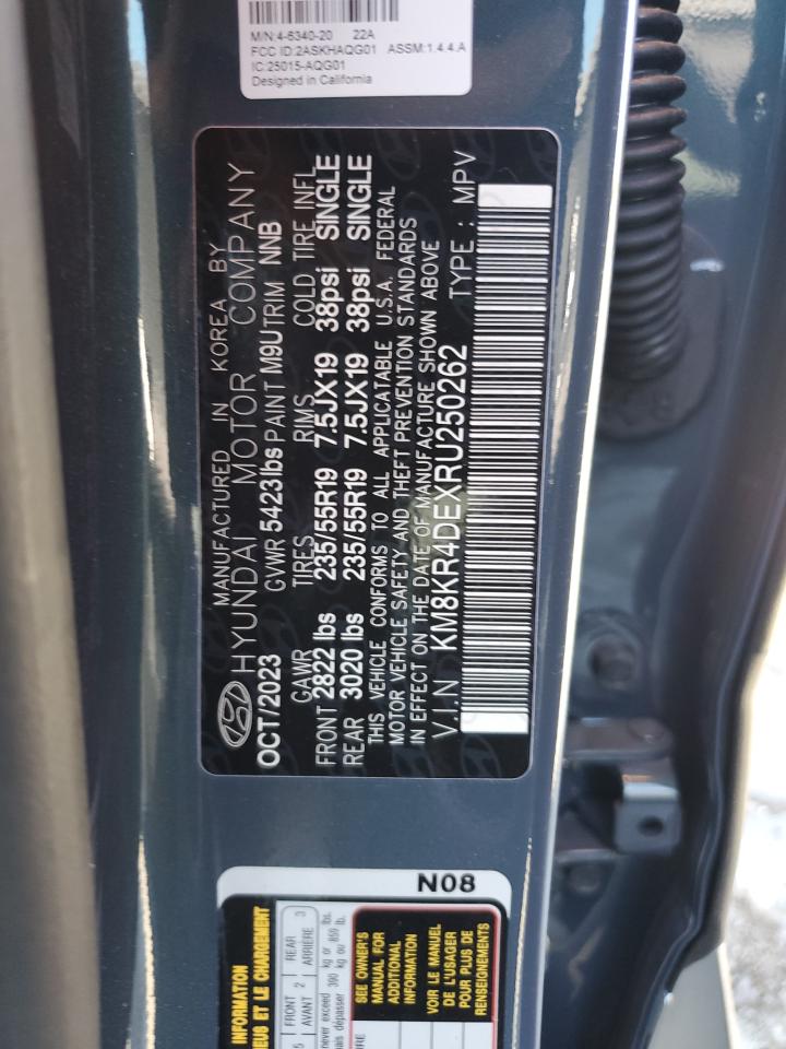 2024 Hyundai Ioniq 5 Limited VIN: KM8KR4DEXRU250262 Lot: 66865575