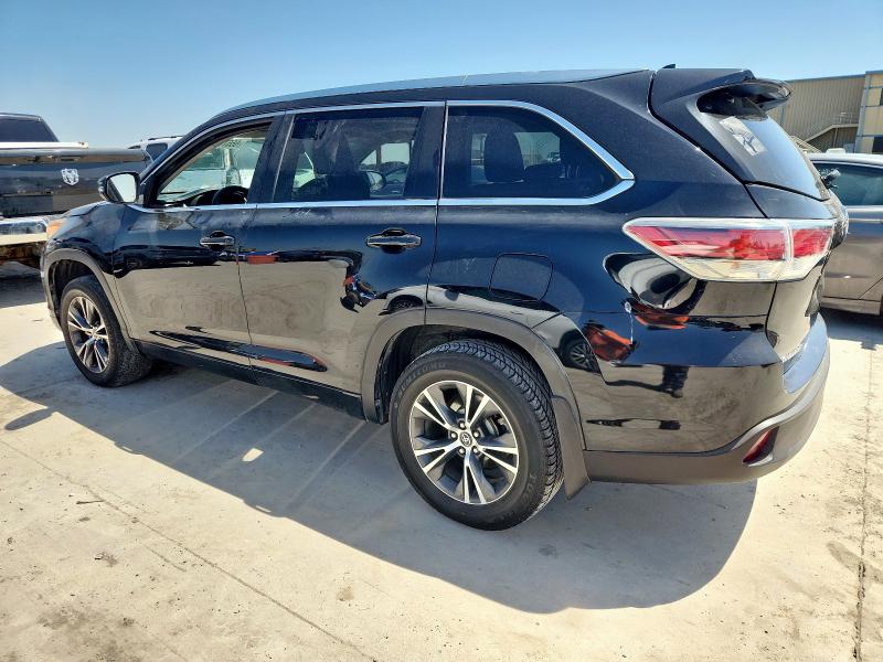 Parquets TOYOTA HIGHLANDER 2016 Black