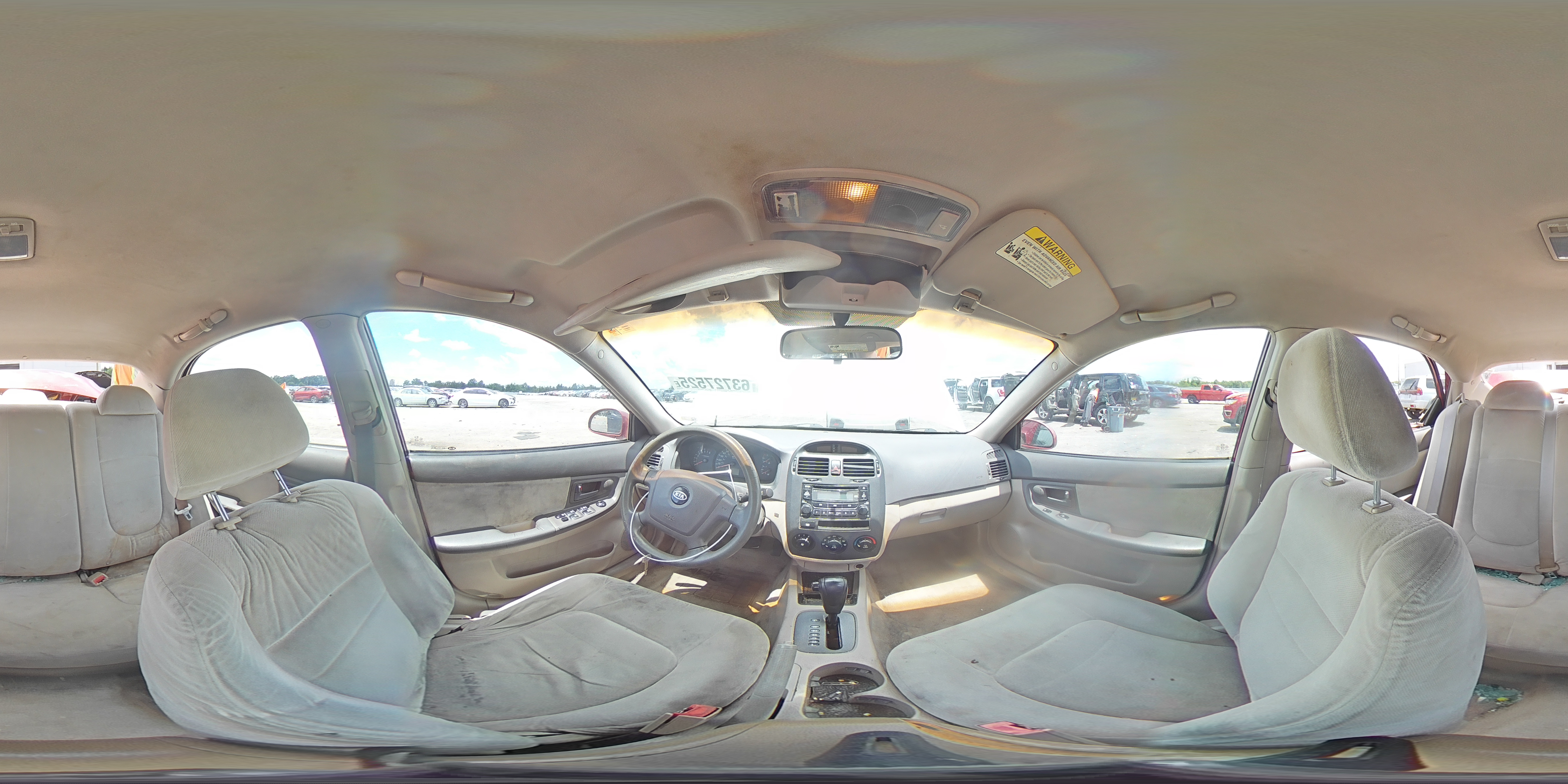 2006 Kia Spectra Lx VIN: KNAFE121865208613 Lot: 63727525