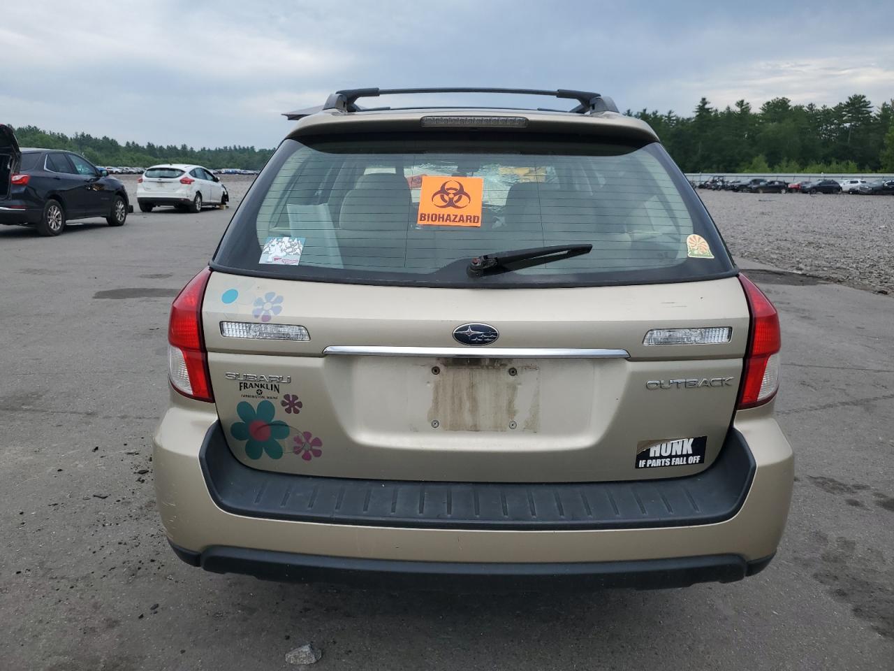 2008 Subaru Outback 2.5I VIN: 4S4BP61C187307286 Lot: 63589185