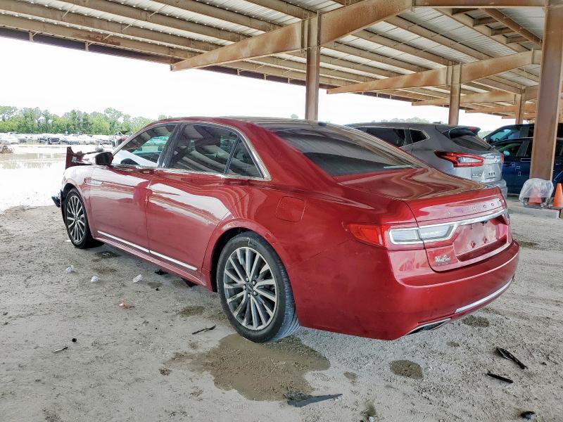  LINCOLN CONTINENTL 2017 Красный