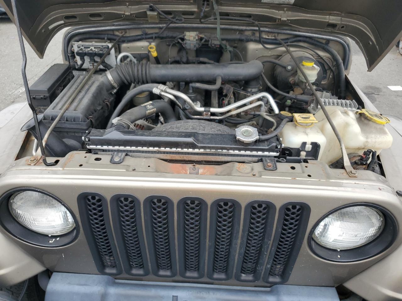 2004 Jeep Wrangler / Tj Sahara VIN: 1J4FA59S84P801582 Lot: 64183535