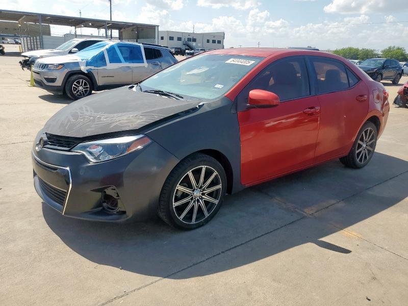  TOYOTA COROLLA 2015 Red