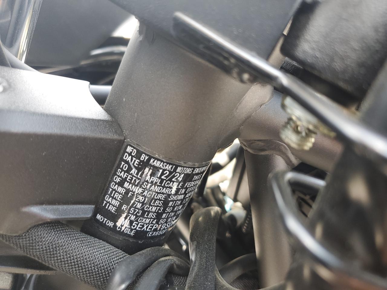 ml5exep19sdaf3720 ML5EXEP19SDAF3720 2025 Kawasaki Ex650 P