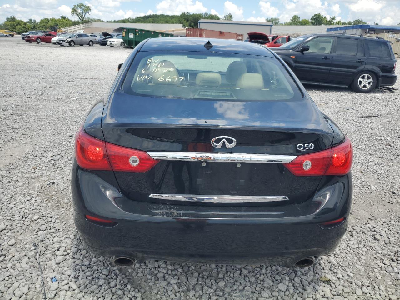 2014 Infiniti Q50 Base VIN: JN1BV7APXEM676697 Lot: 63382095