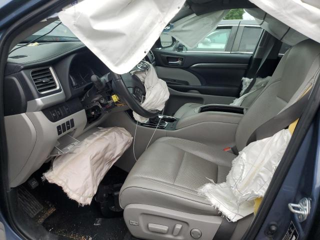  TOYOTA HIGHLANDER 2019 Blue