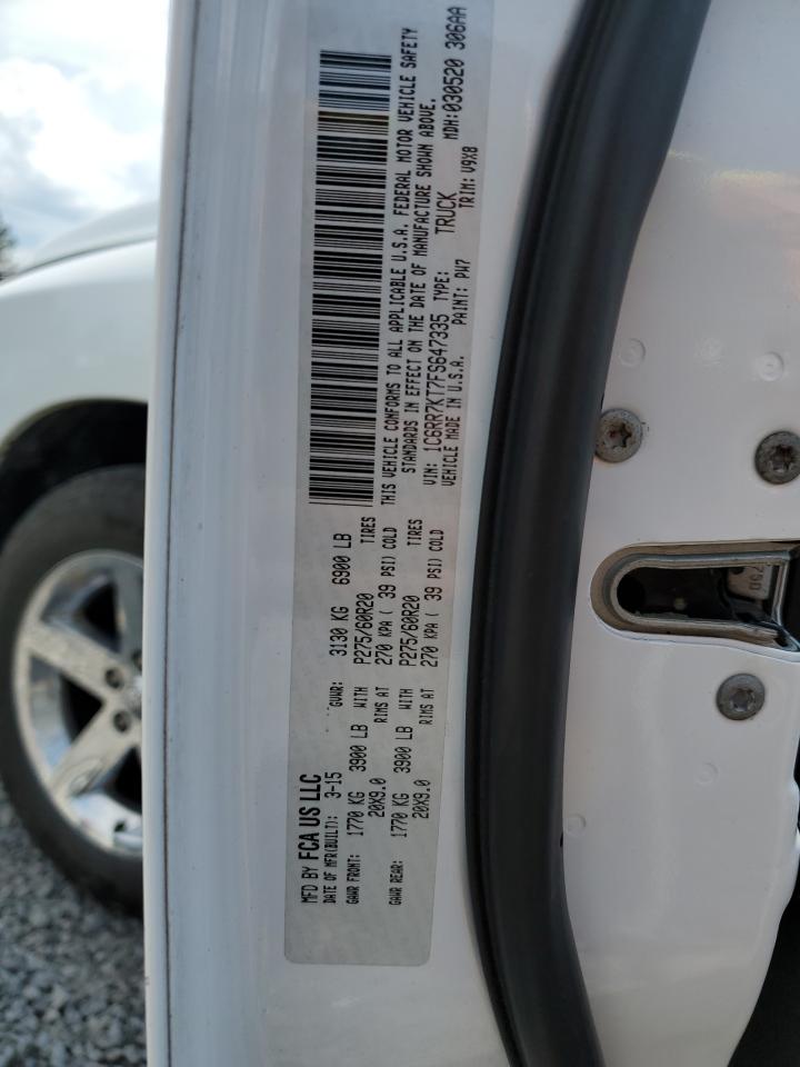 2015 Ram 1500 St VIN: 1C6RR7KT7FS647335 Lot: 85763605