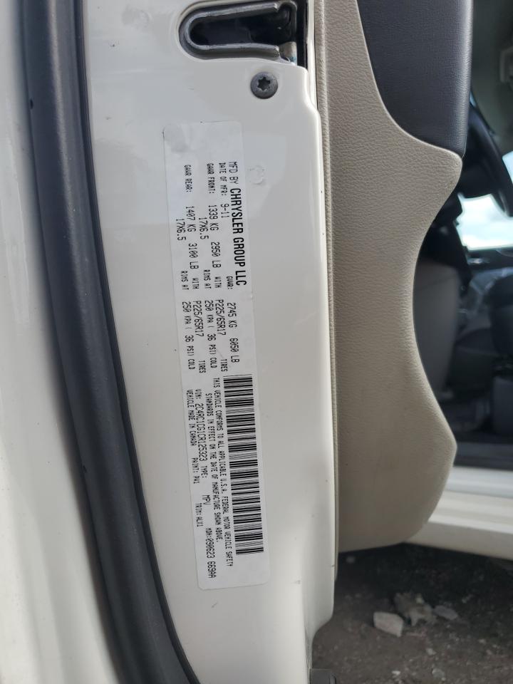2012 Chrysler Town & Country Touring L VIN: 2C4RC1CG1CR125323 Lot: 65559865