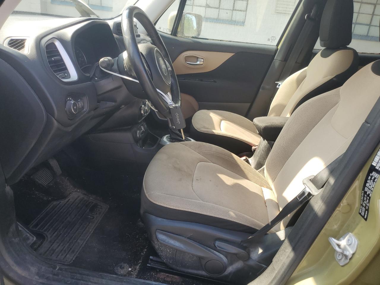2015 Jeep Renegade Latitude VIN: ZACCJBBT3FPB80560 Lot: 65226605