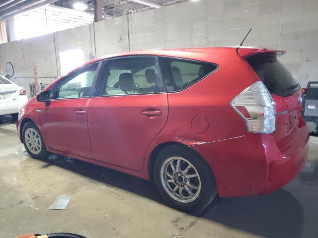  TOYOTA PRIUS 2014 Red