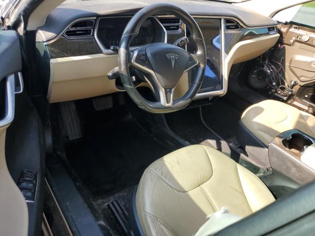  TESLA MODEL S 2013 tan