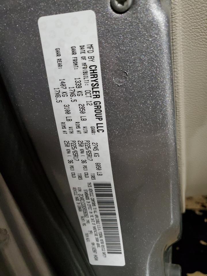 2013 Chrysler Town & Country Touring L VIN: 2C4RC1CG9DR596962 Lot: 65720635