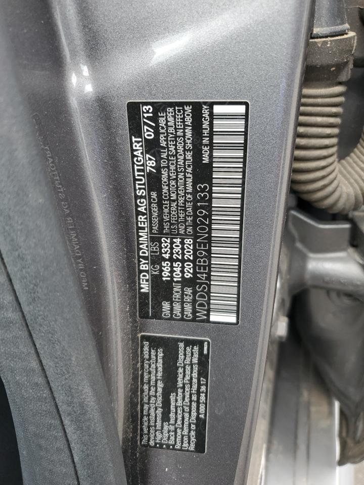 WDDSJ4EB9EN029133 2014 Mercedes-Benz Cla 250