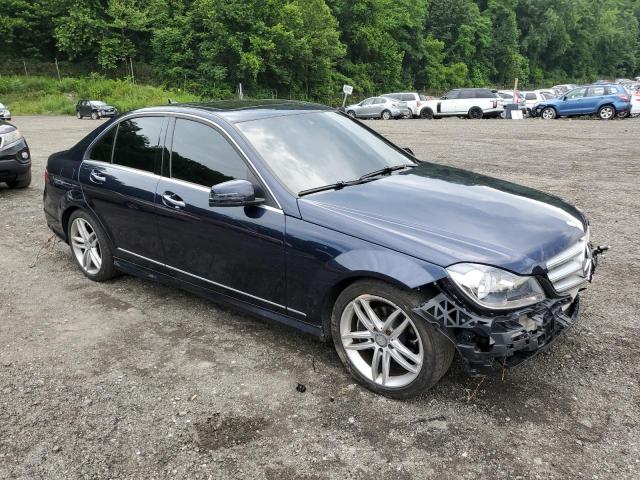  MERCEDES-BENZ C-CLASS 2012 Granatowy