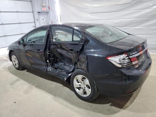 Sedans HONDA CIVIC 2015 Czarny