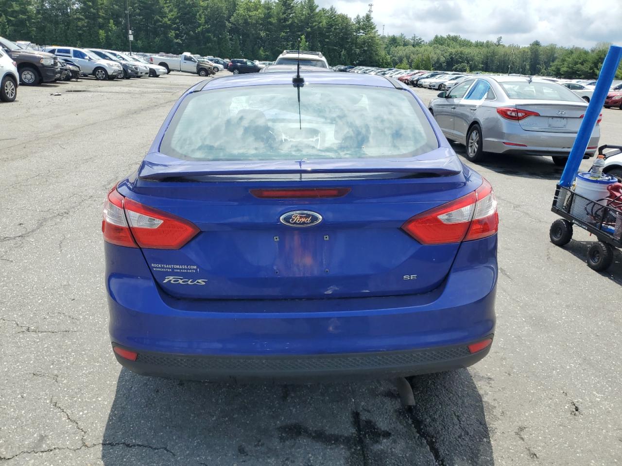 2014 Ford Focus Se VIN: 1FADP3F22EL257342 Lot: 61634055