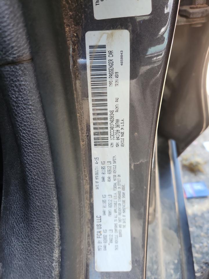 2015 Chrysler 200 Limited VIN: 1C3CCCAB1FN690346 Lot: 63632545
