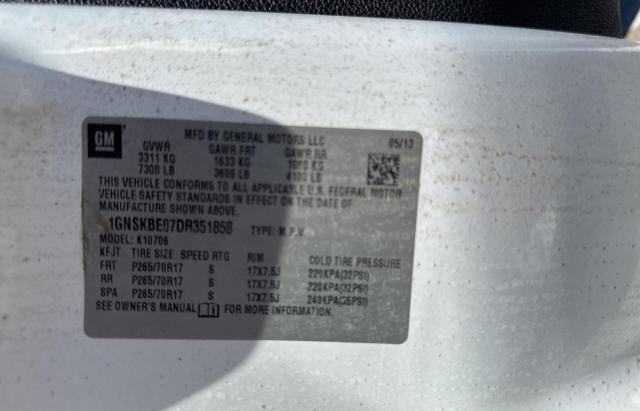 2013 CHEVROLET TAHOE K1500 LT