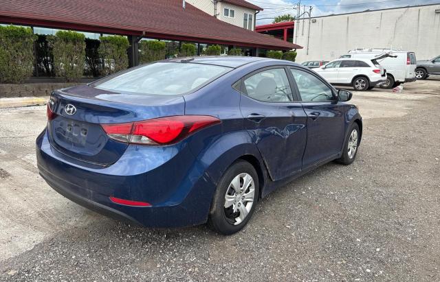 Sedans HYUNDAI ELANTRA 2016 Granatowy