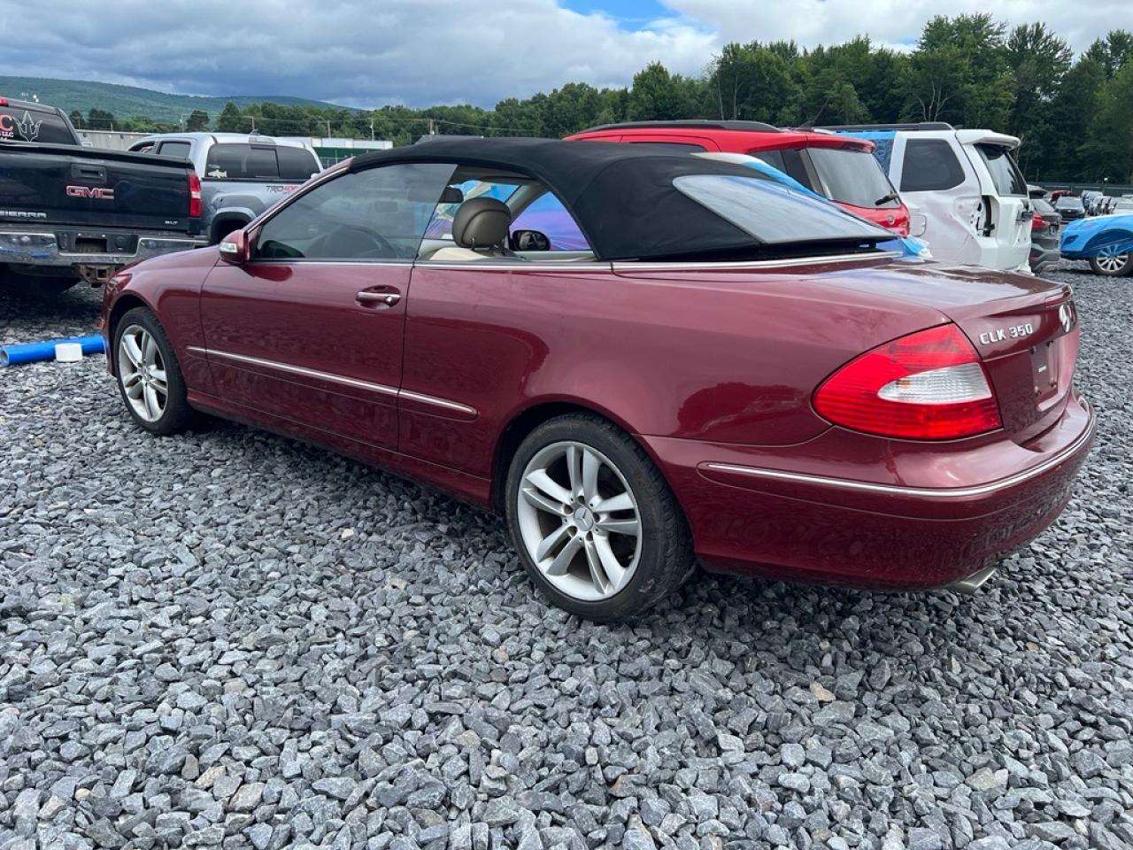 2007 Mercedes-Benz Clk 350 brown null gas WDBTK56F57F210115 photo #3