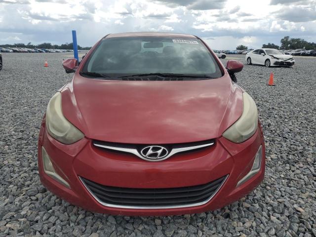  HYUNDAI ELANTRA 2015 Czerwony