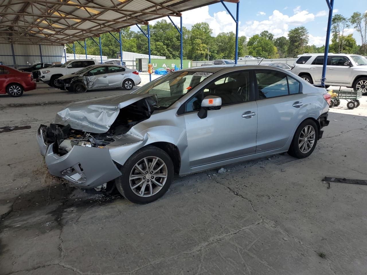 SUBARU IMPREZA 2014. Lot# 66590505. VIN JF1GJAC64EH021465. Photo 1